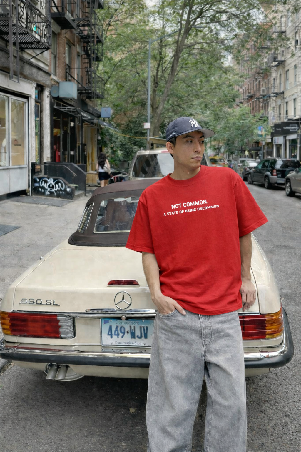 City Off Domes Not Common Red T-shirt