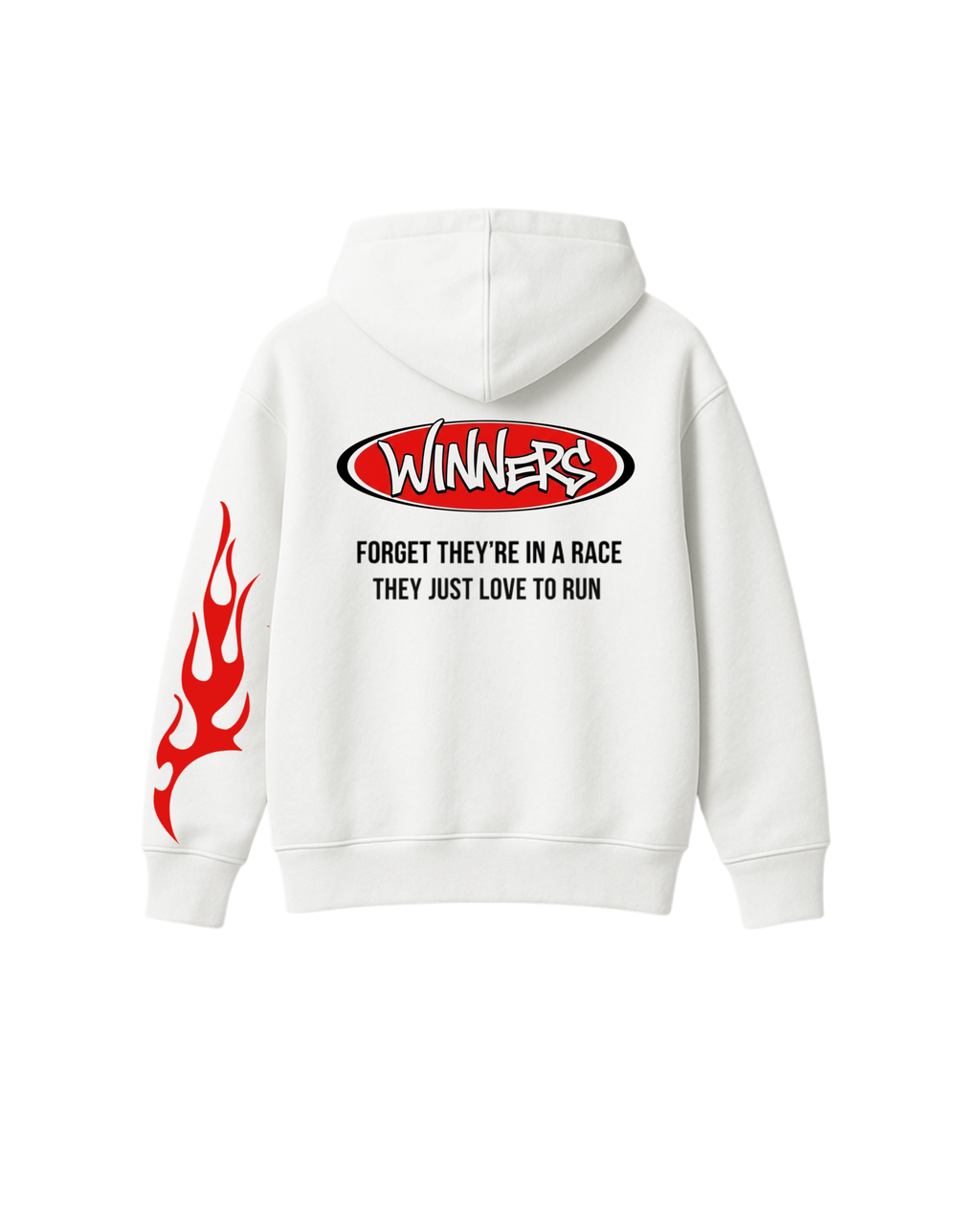 THE WINNER WHITE HOODIE