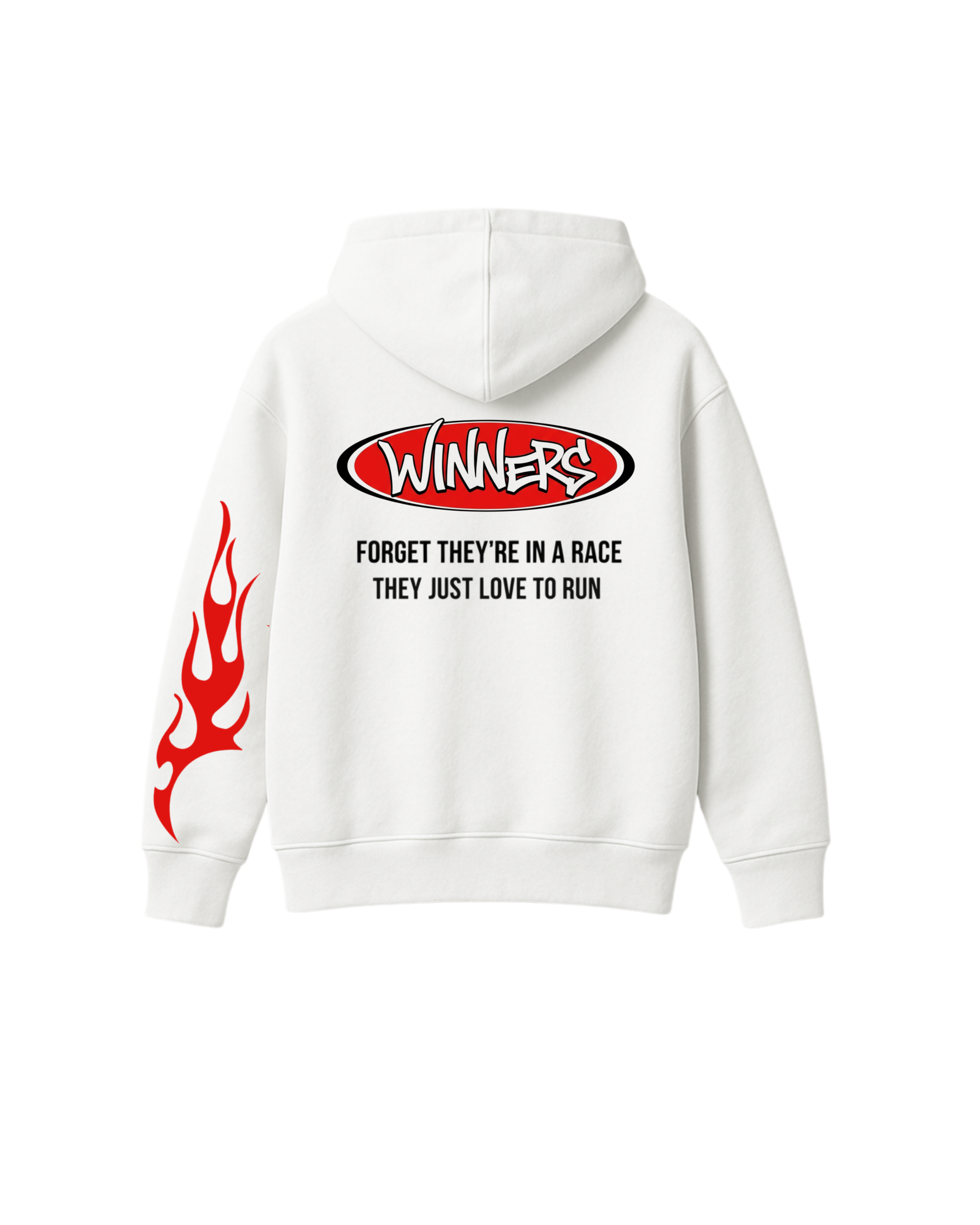 THE WINNER WHITE HOODIE