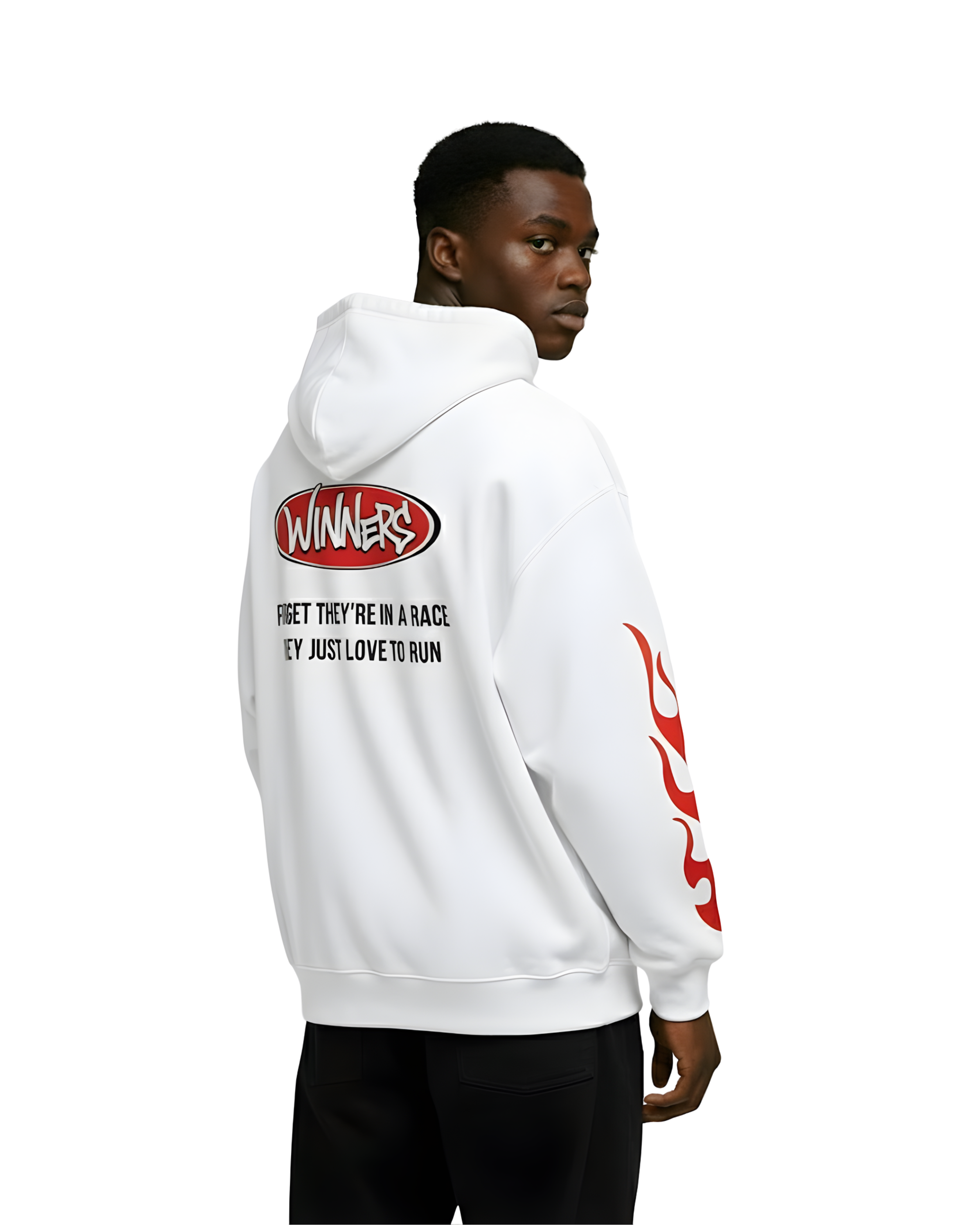 THE WINNER WHITE HOODIE