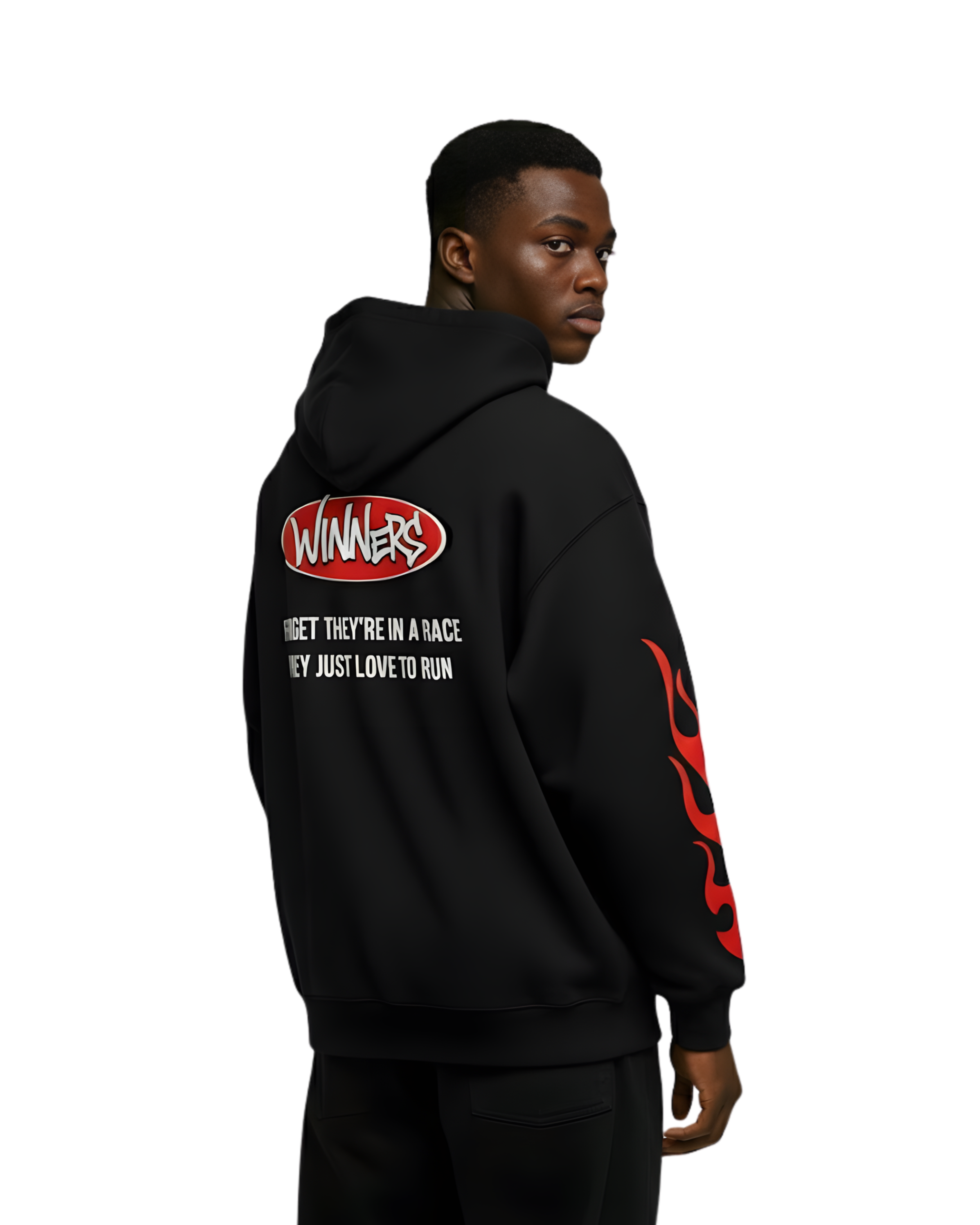 THE WINNER BLACK HOODIE