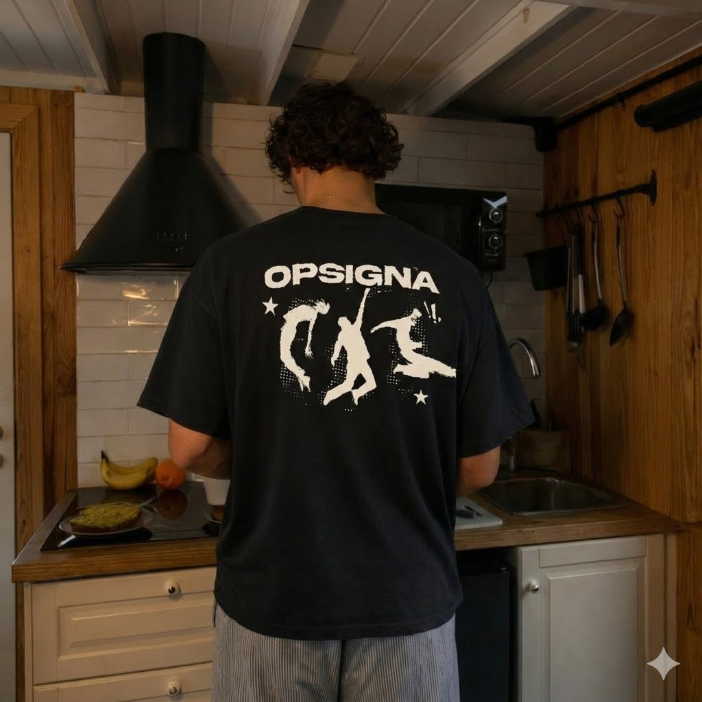 City Off Domes Two Stars Black Tshirt