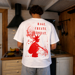 City Off Domes Rage Create White T-shirt