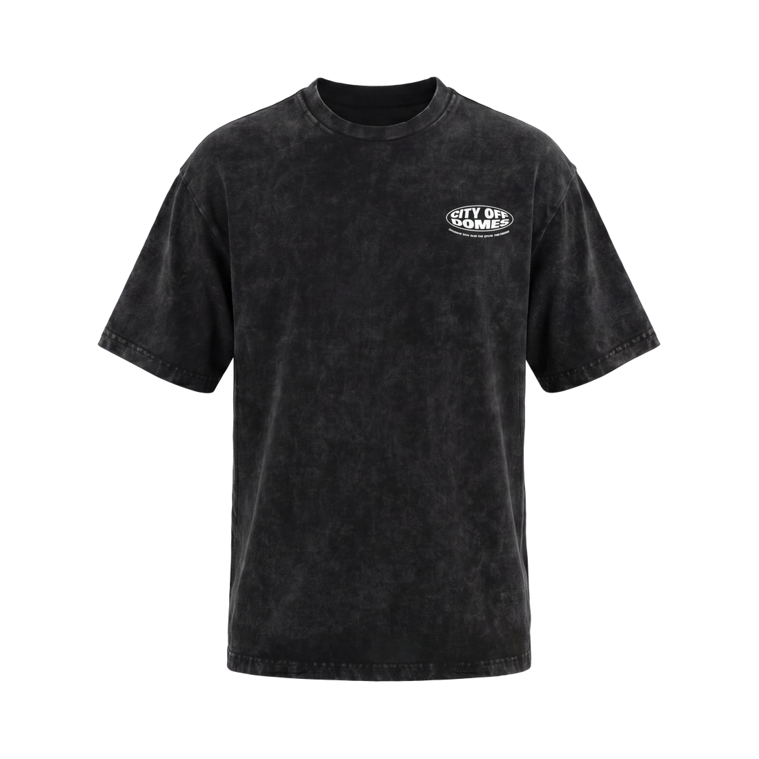 City Off Domes Acid Wash Vectors Tee