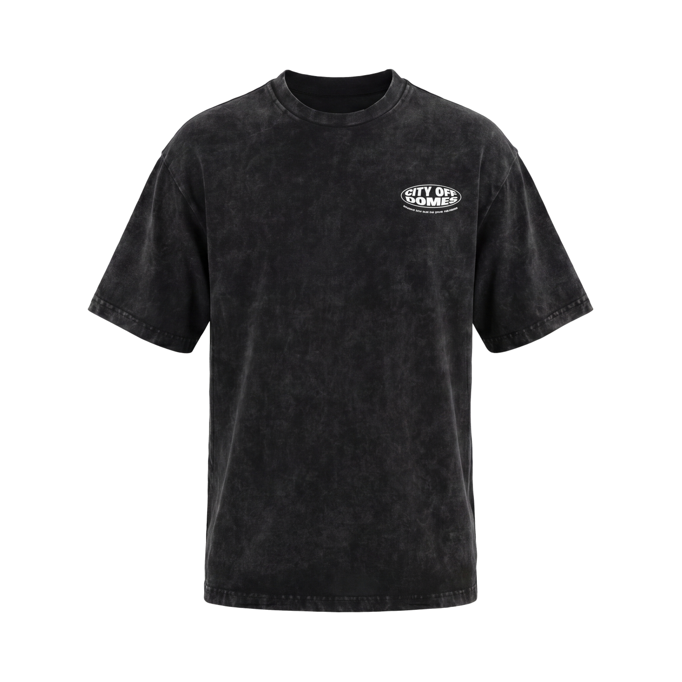City Off Domes Acid Wash Vectors Tee