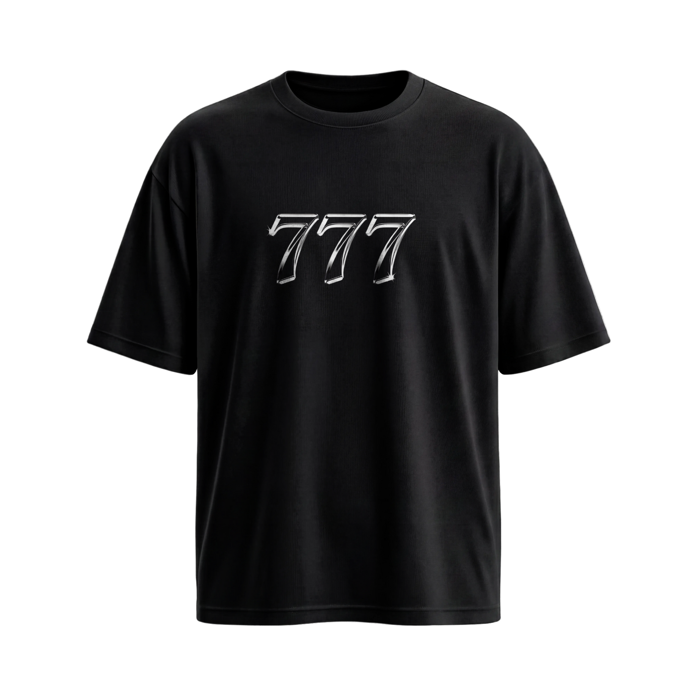 City Off Domes Triple 7 Black T-Shirt