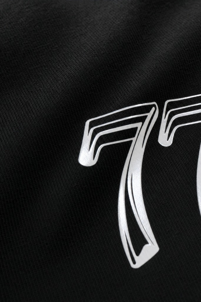 City Off Domes Triple 7 Black T-Shirt