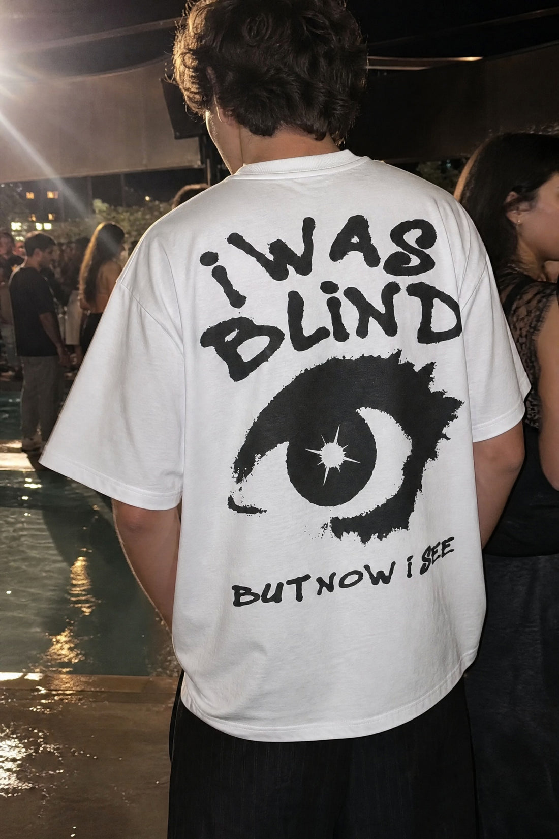 City Off Domes Black Eyes White T-Shirt