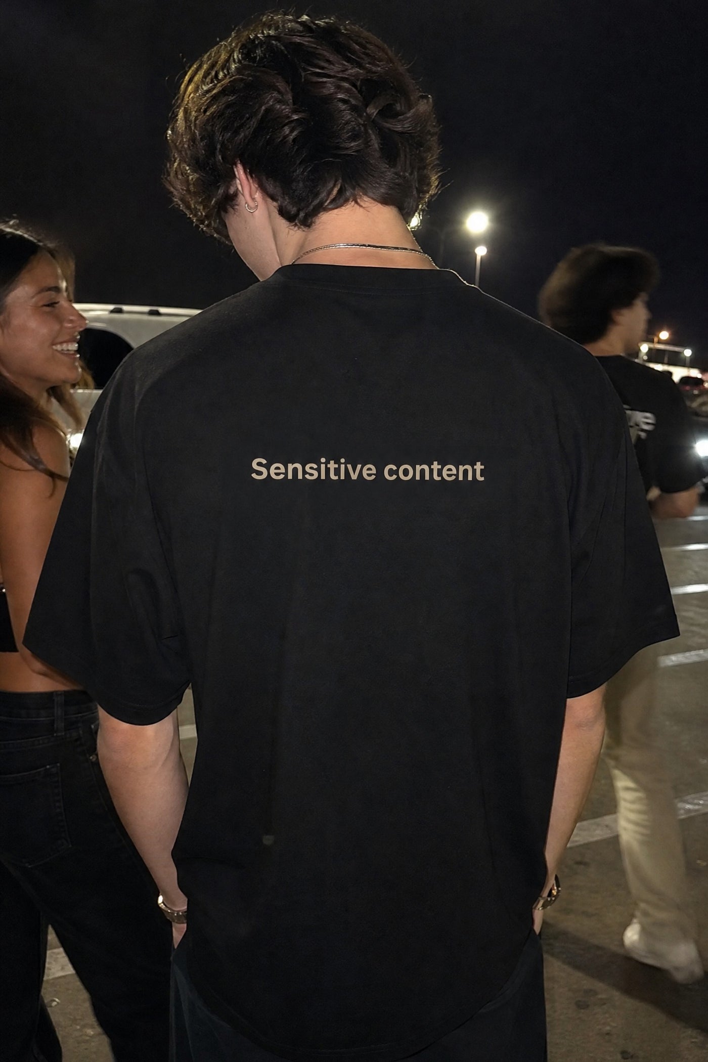 City Off Domes Senstive Content Black T-Shirt