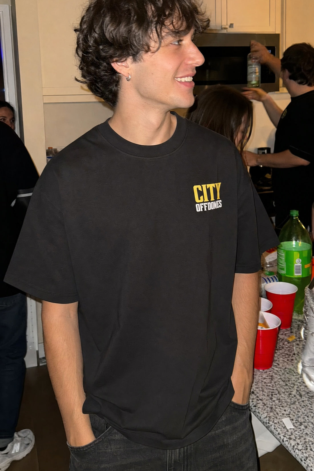 City Off Domes Yellow City Brown T-Shirt