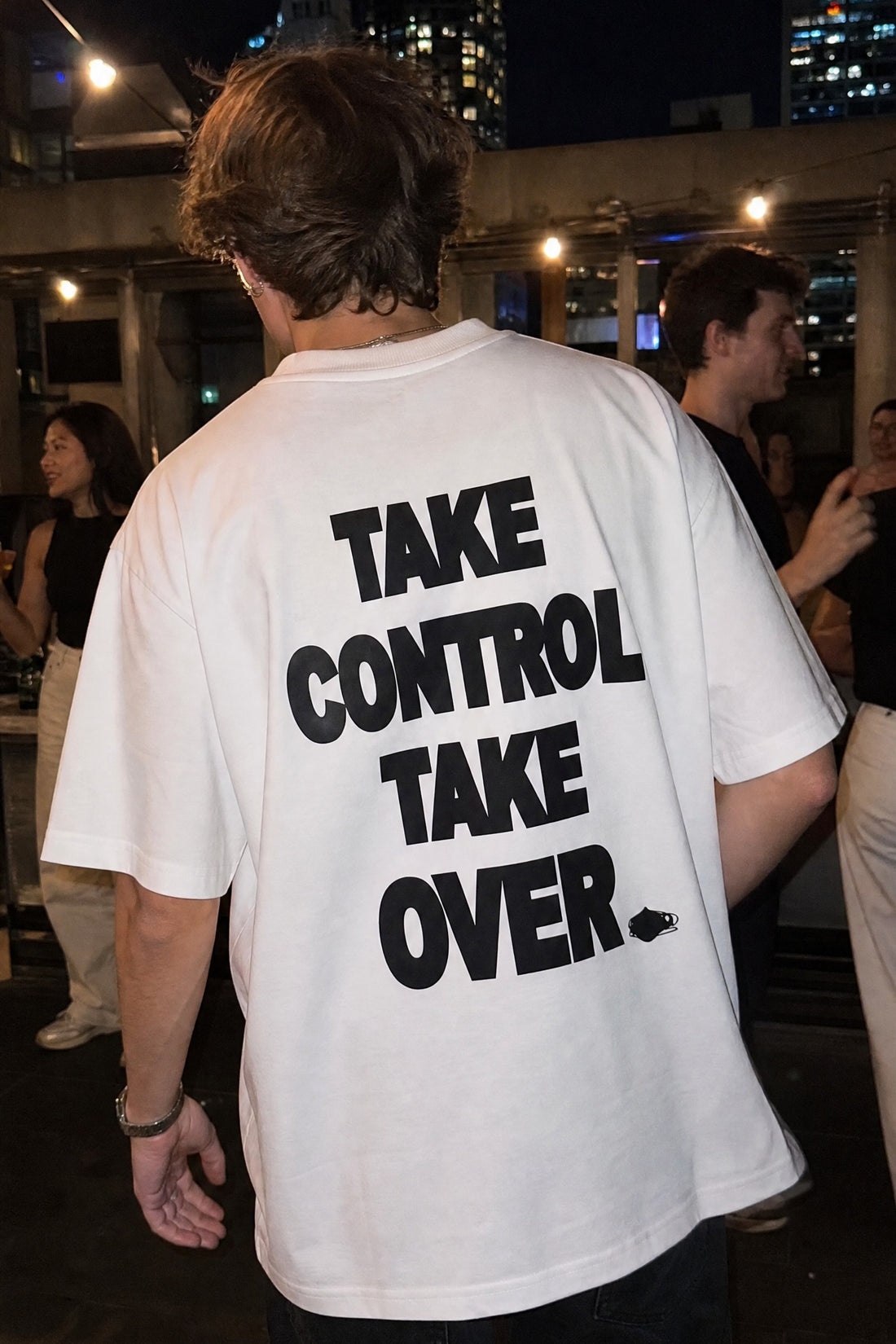 City Off Domes Take Over White T-Shirt