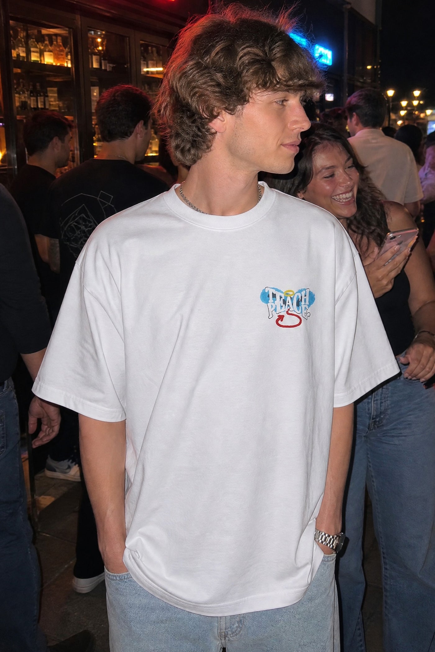City Off Domes Peace White T-Shirt