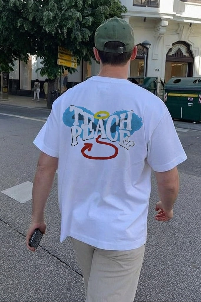 City Off Domes Peace White T-Shirt
