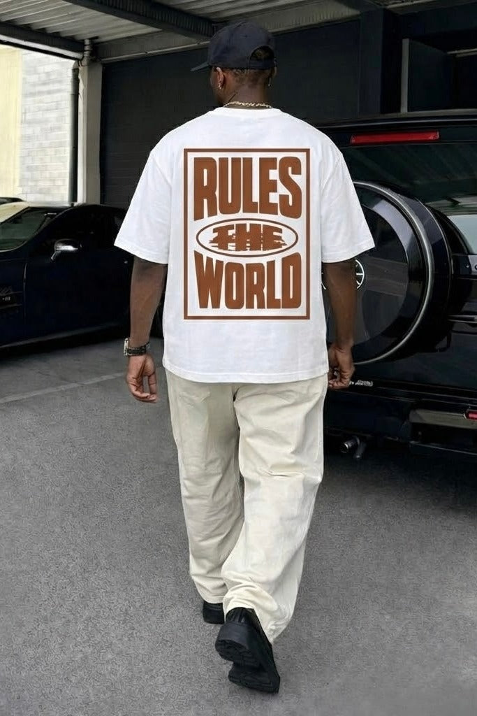 City Off Domes Rules the World White T-Shirt
