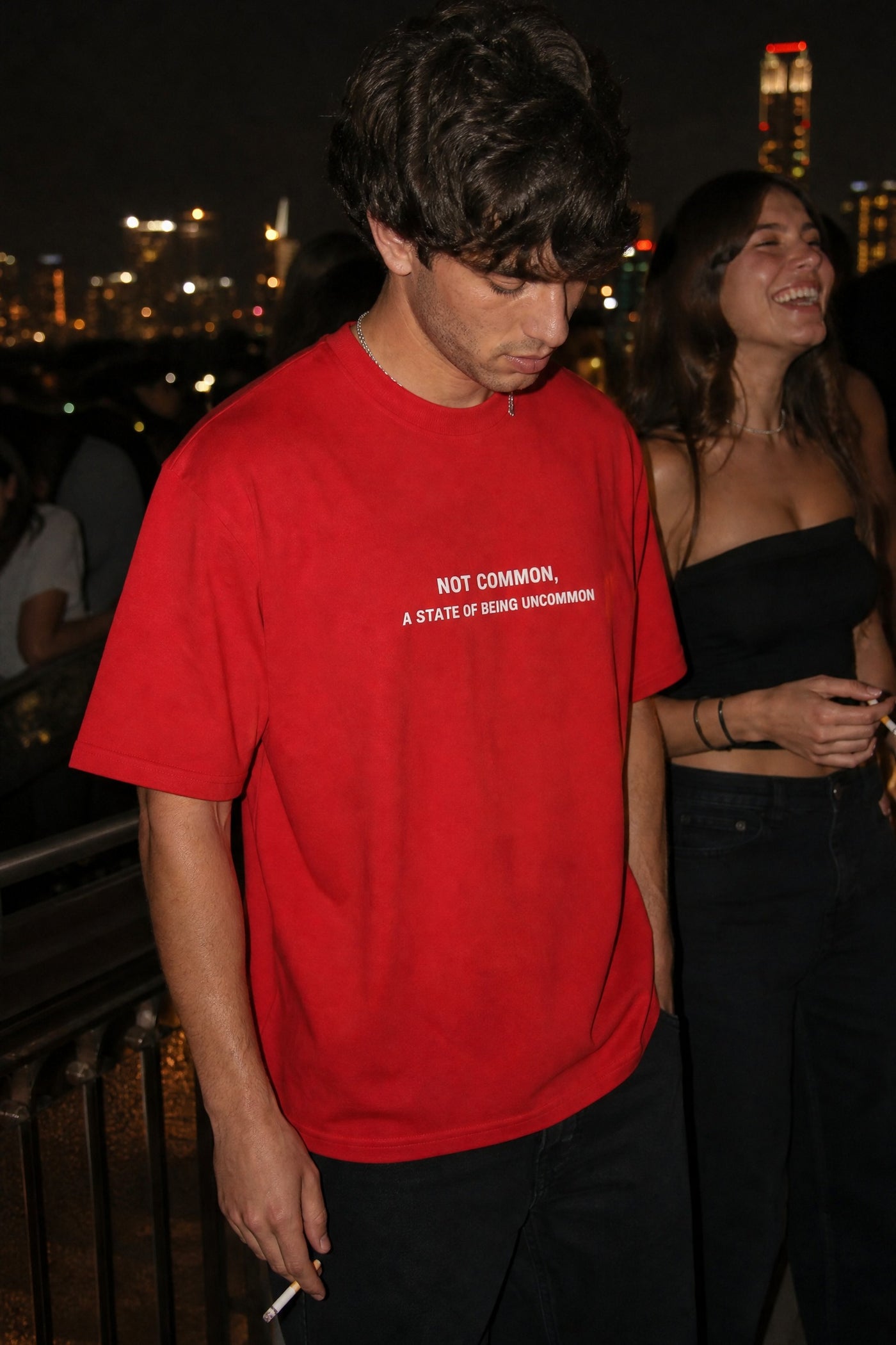 City Off Domes Not Common Red T-Shirt