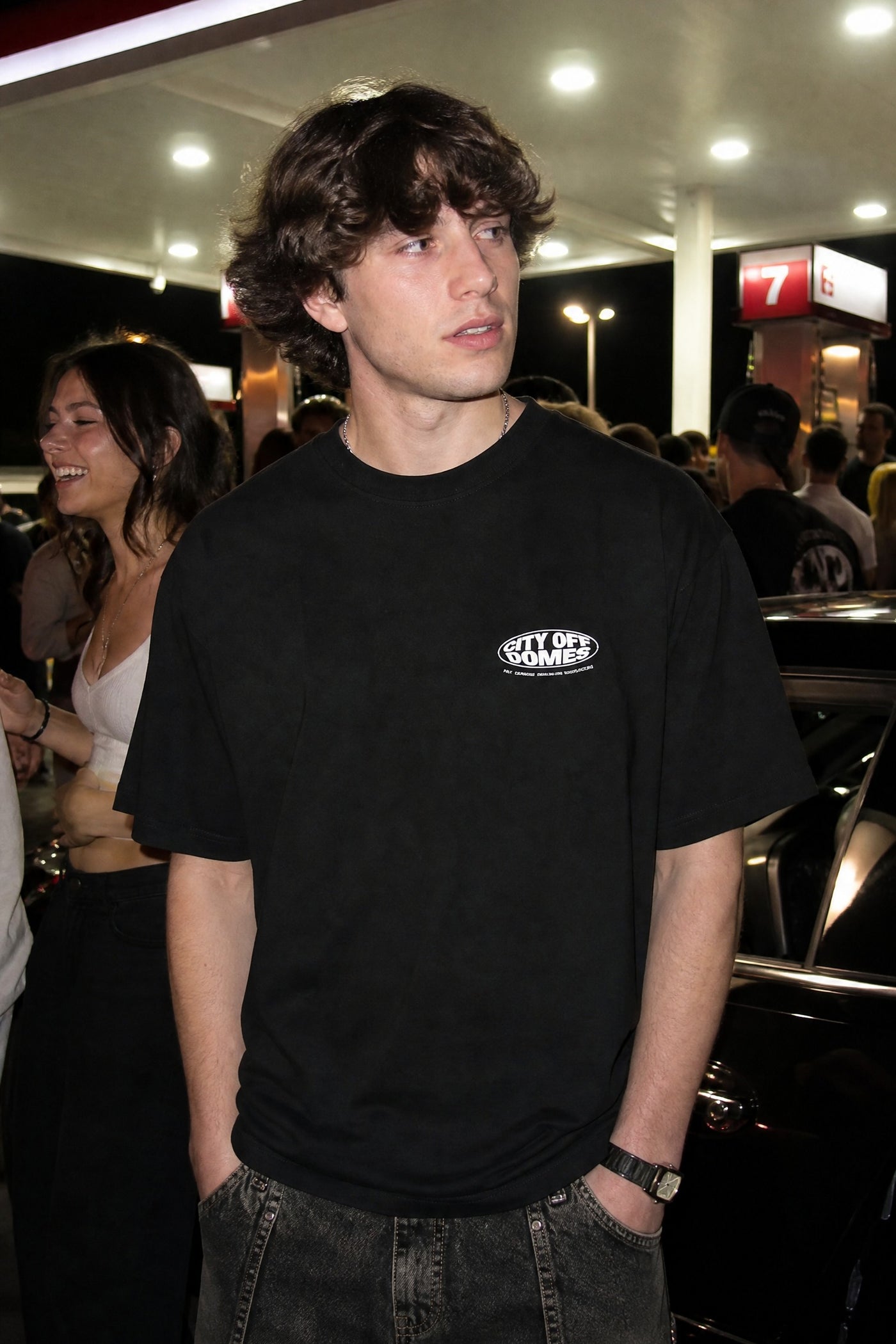 City Off Domes Chaos Club Black T-Shirt