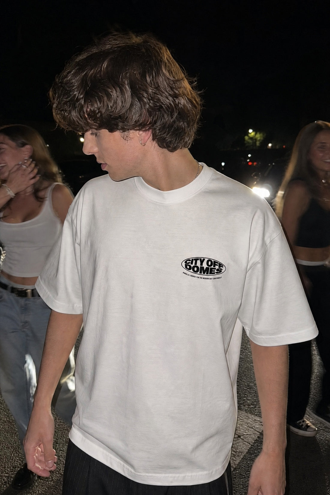 City Off Domes Parallel Energy White T-Shirt