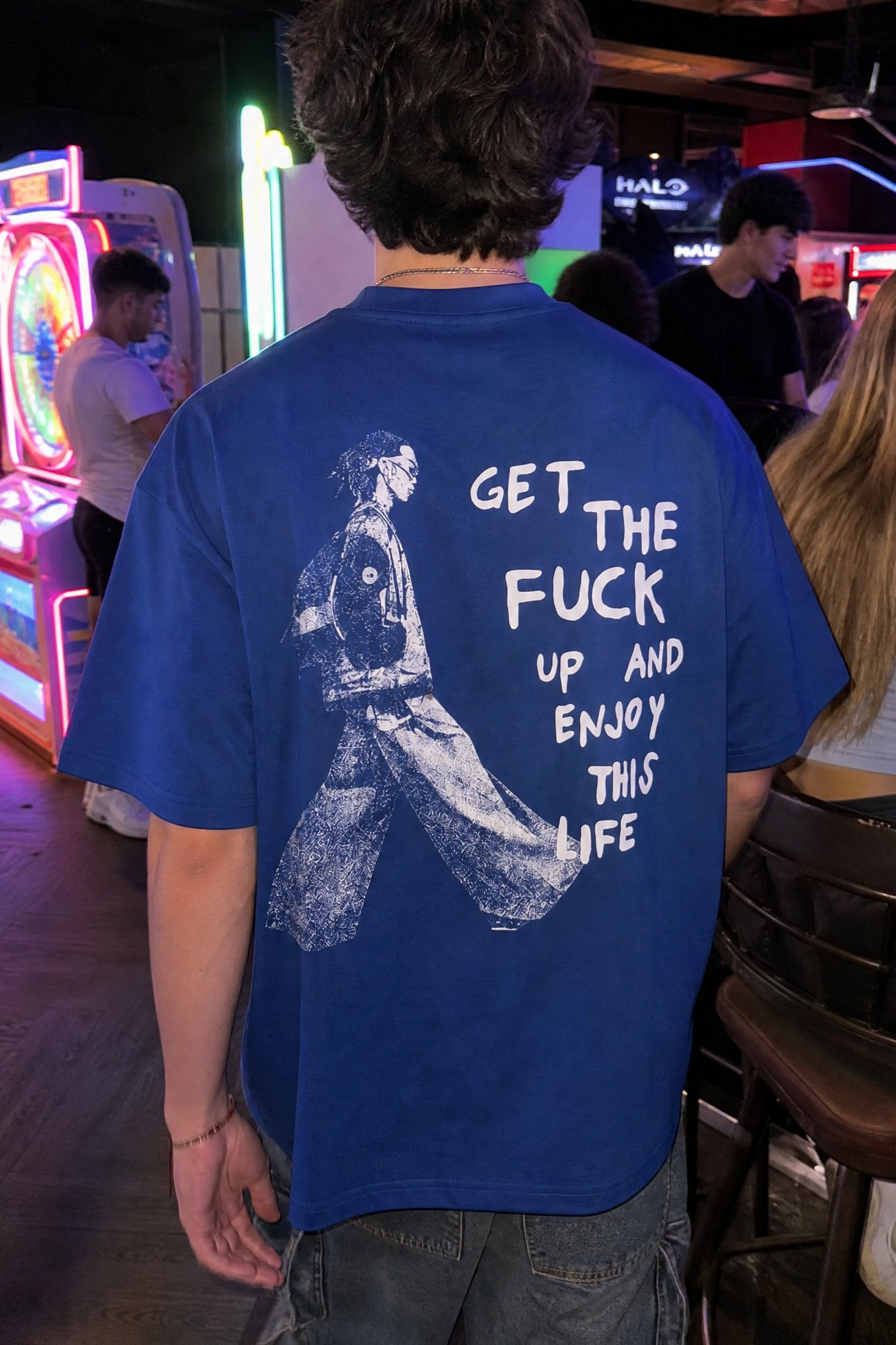 City Off Domes Rise Mode Blue T-Shirt