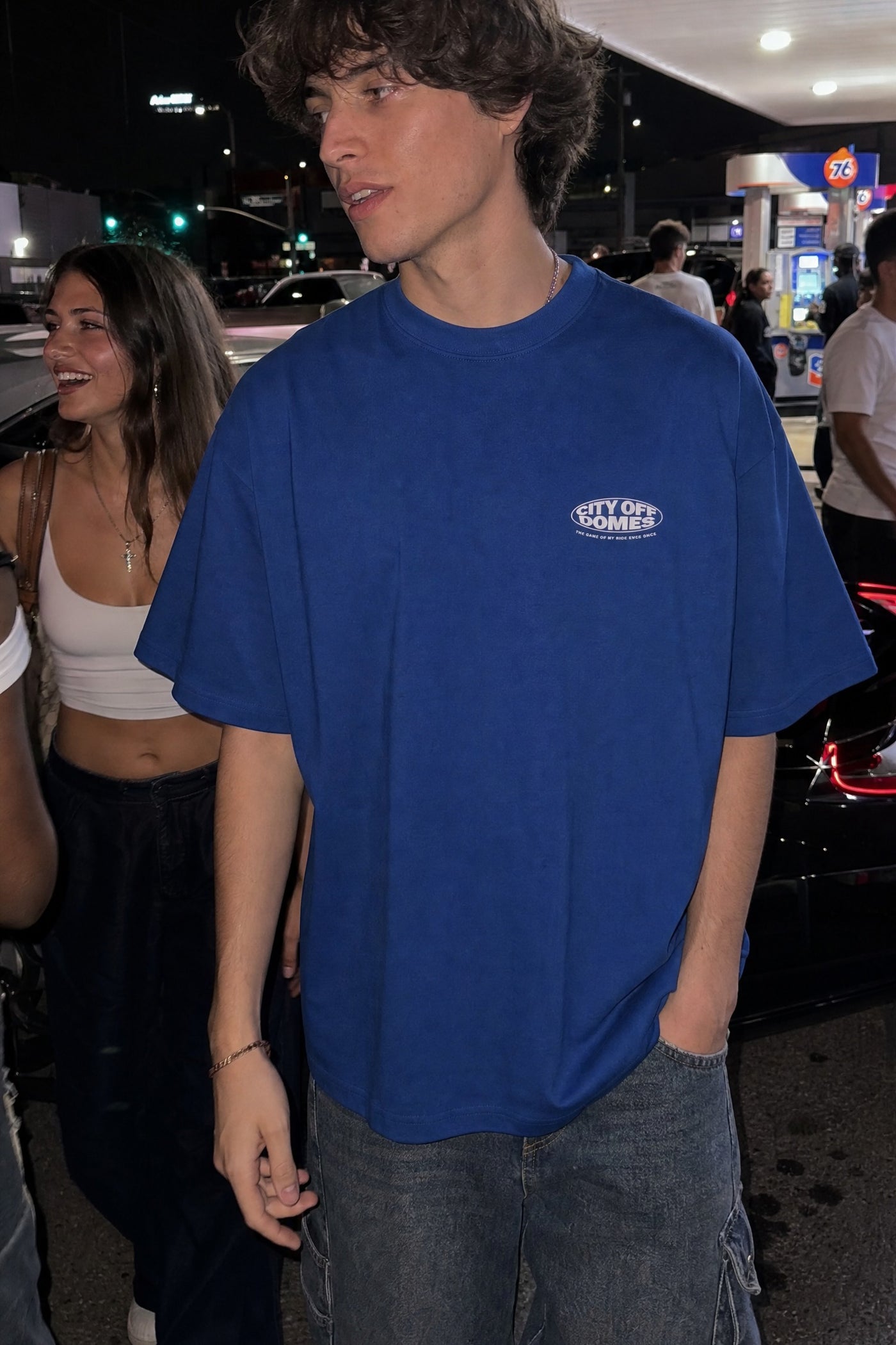 City Off Domes Rise Mode Blue T-Shirt