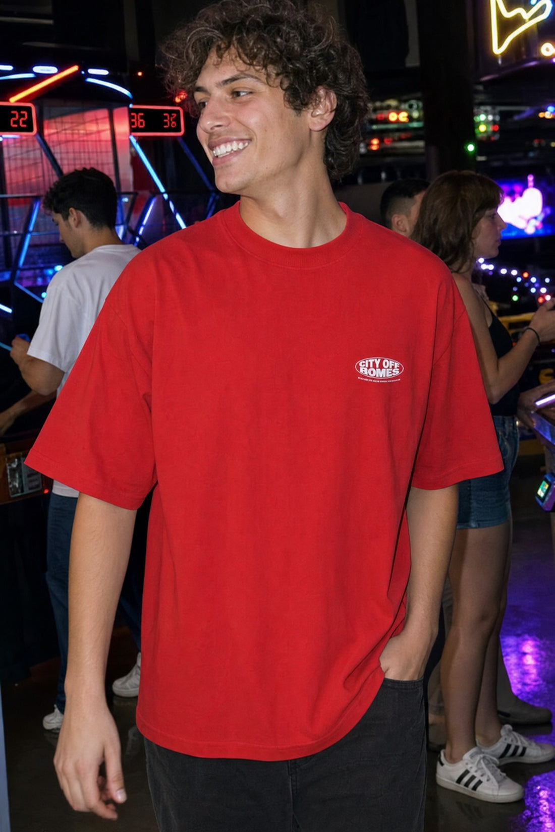 City Off Domes Rise Mode Red T-Shirt