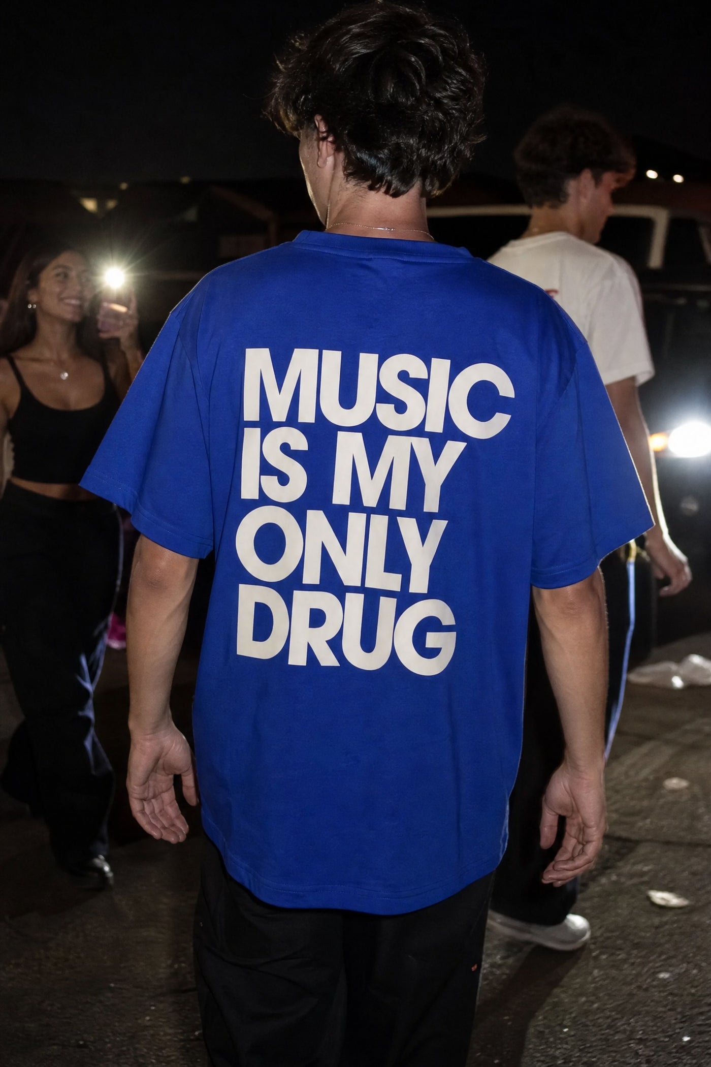 City Off Domes Rhythm Over Everything Blue T-Shirt
