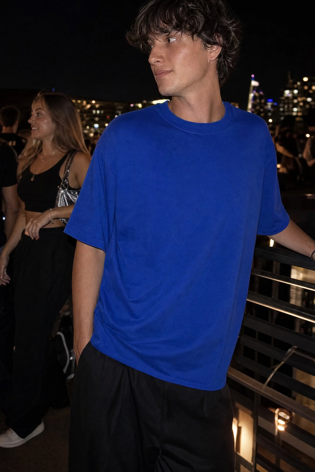City Off Domes Rhythm Over Everything Blue T-Shirt