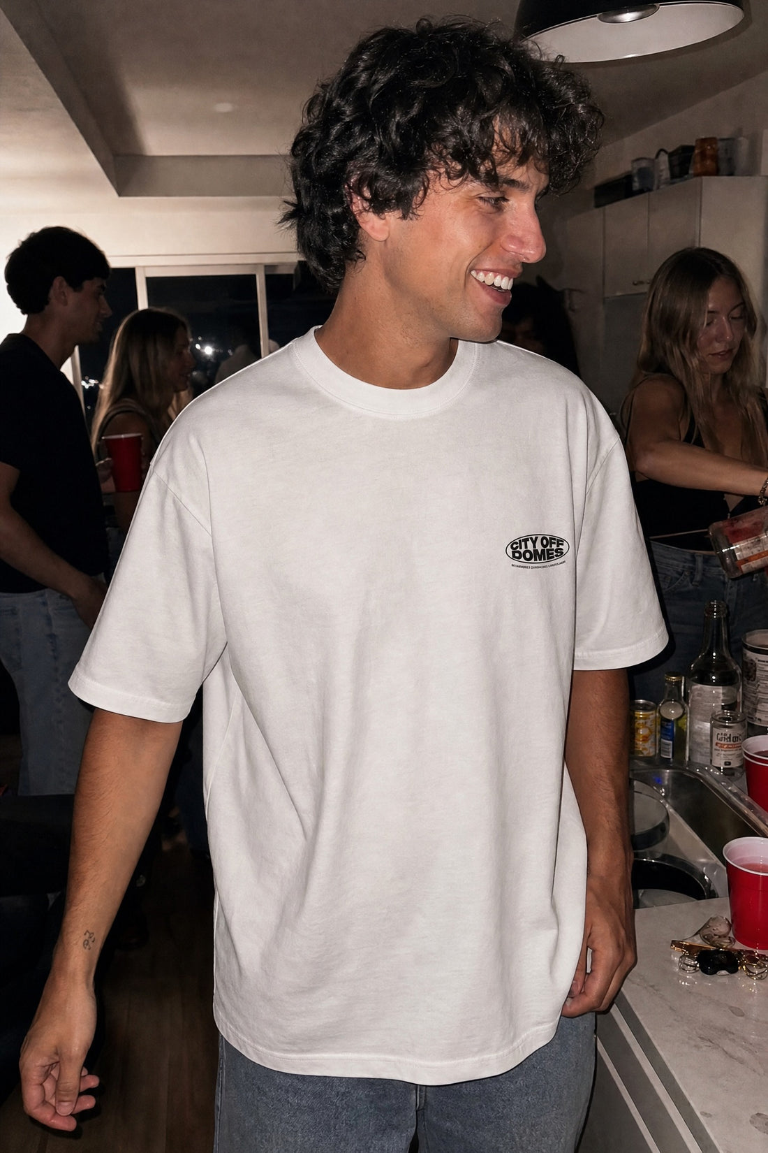 City Off Domes Parallel Energy White T-Shirt