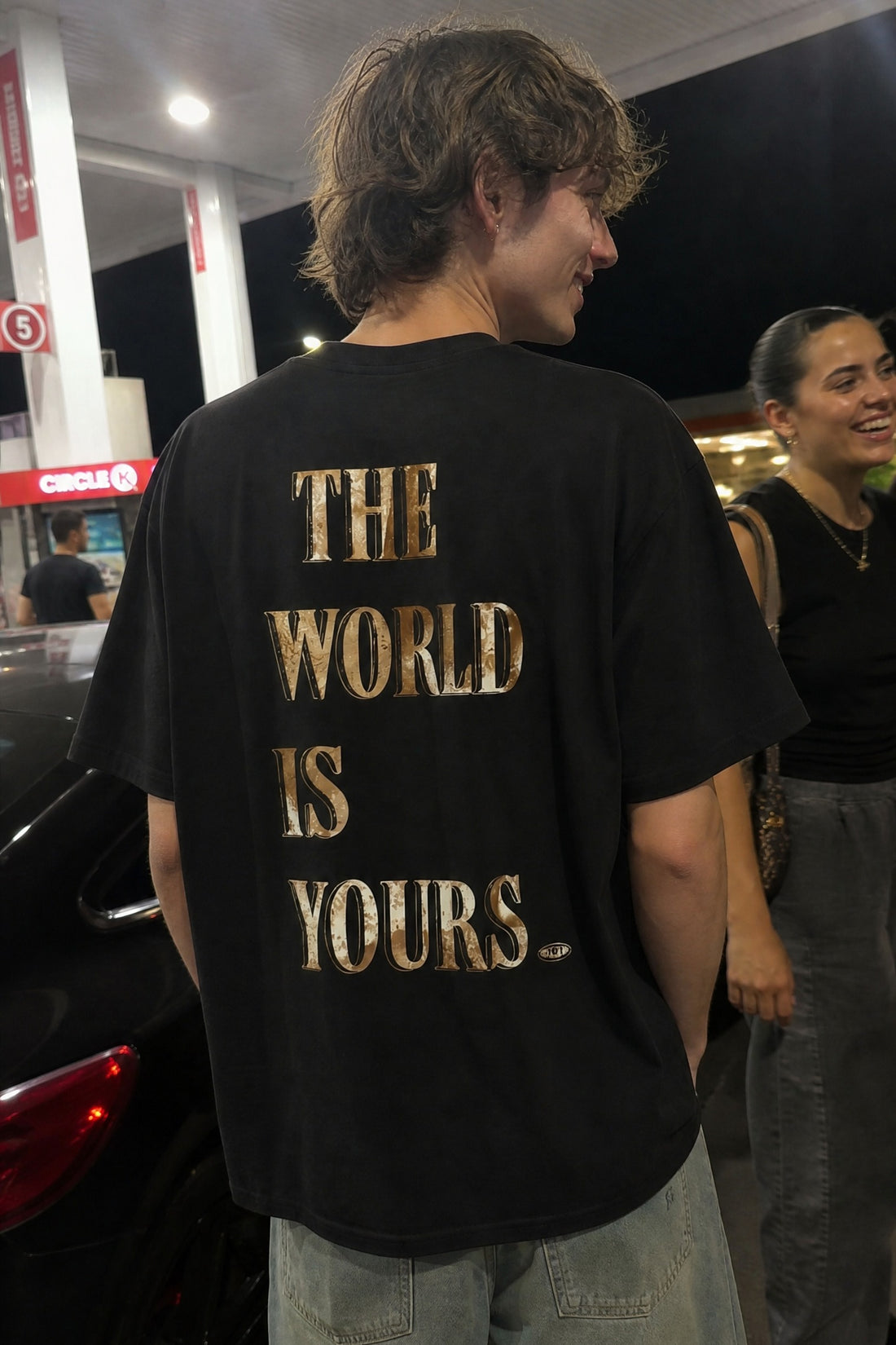 City Off Domes Powered Off Black T-Shirt