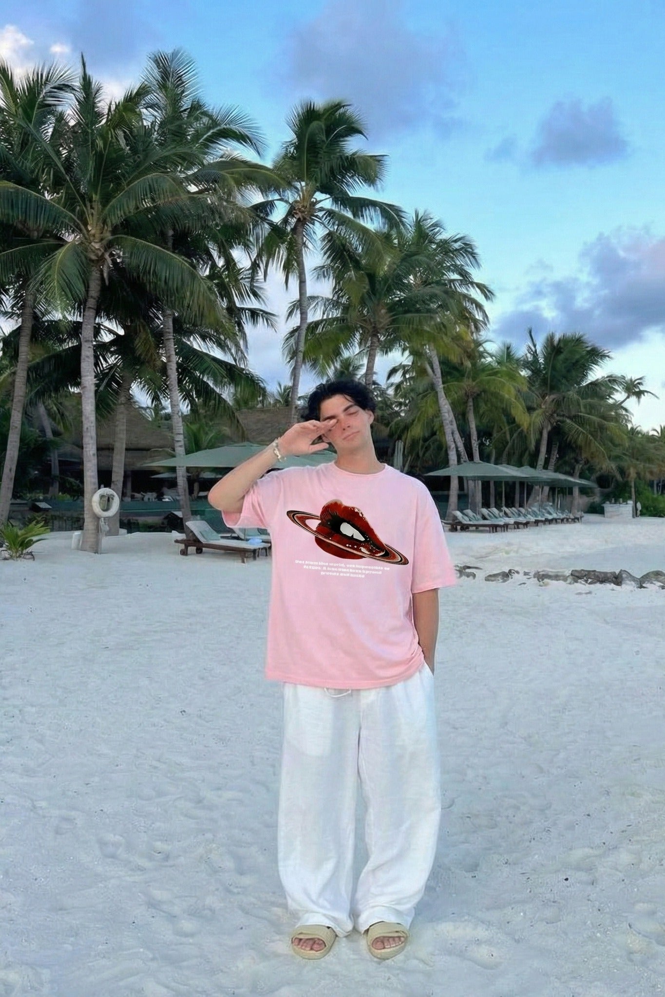 City Off Domes Red Alert Pink T-Shirt