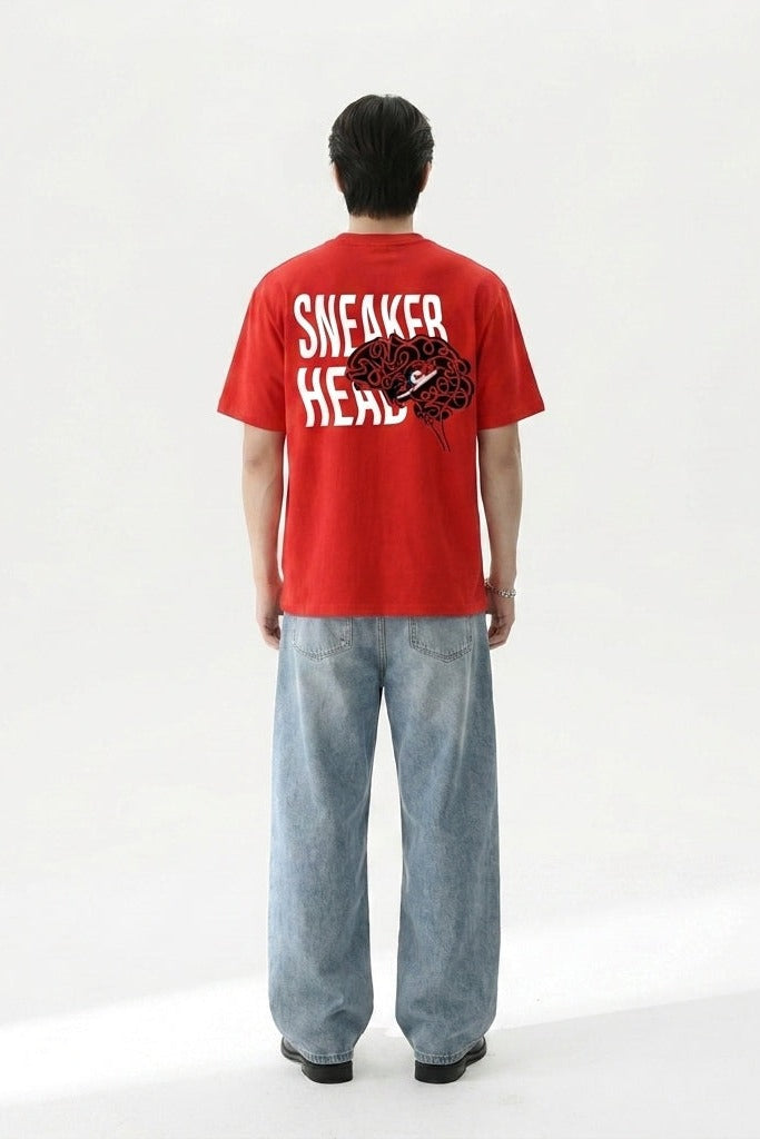 City Off Domes Hustle Brain Red T-Shirt