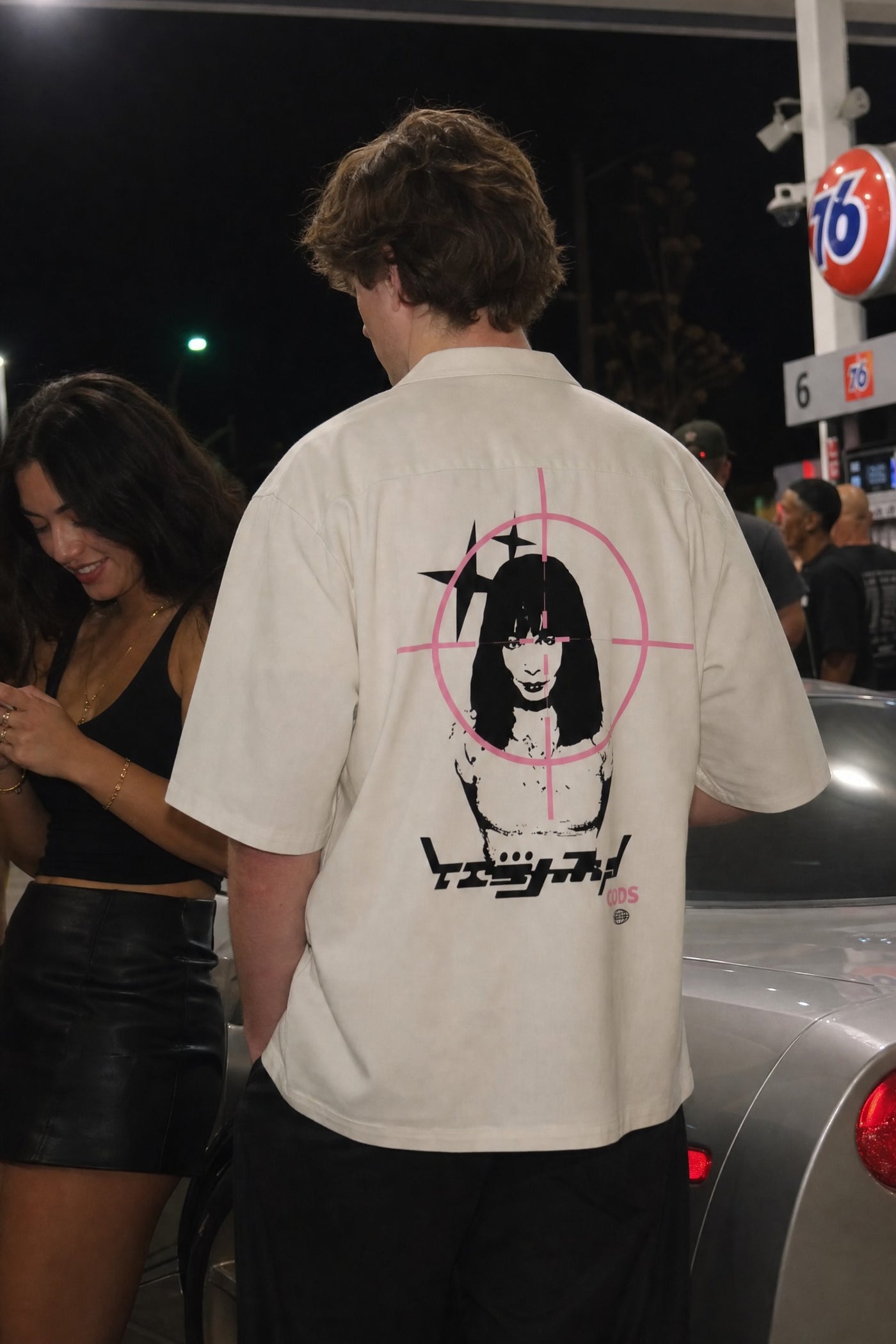 City Off Domes Kill Code White Bowling Shirt