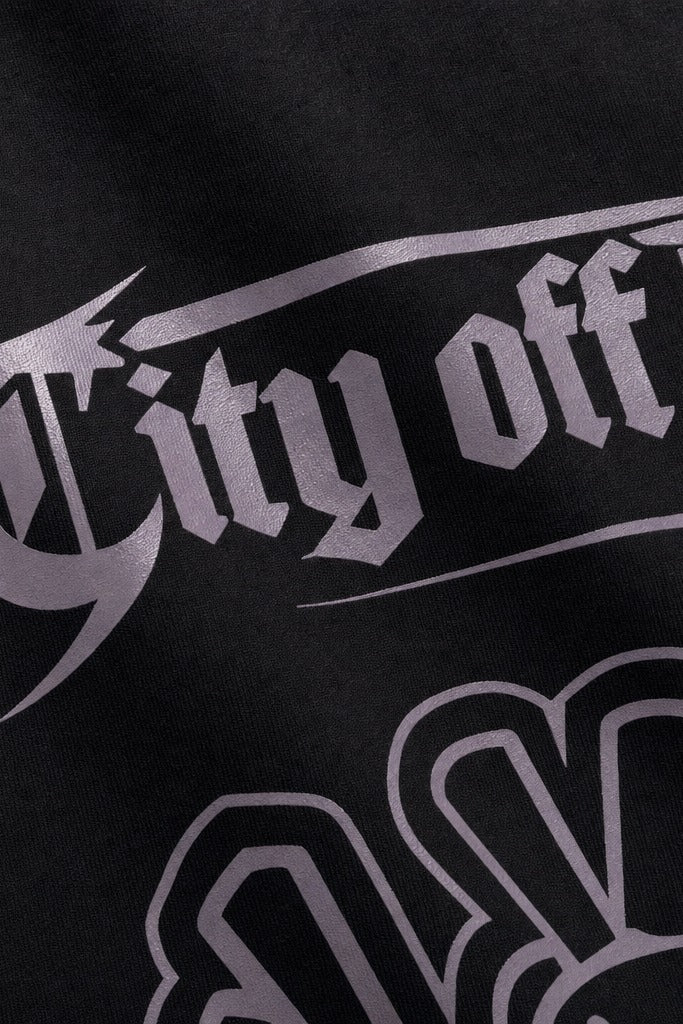 City Off Domes Subtle State Black Bowling Shirt
