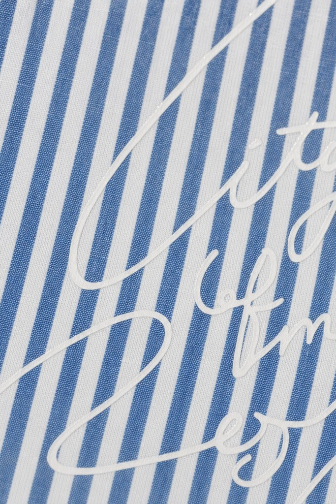 City Off Domes End Off Love Blue Stripe Shirt