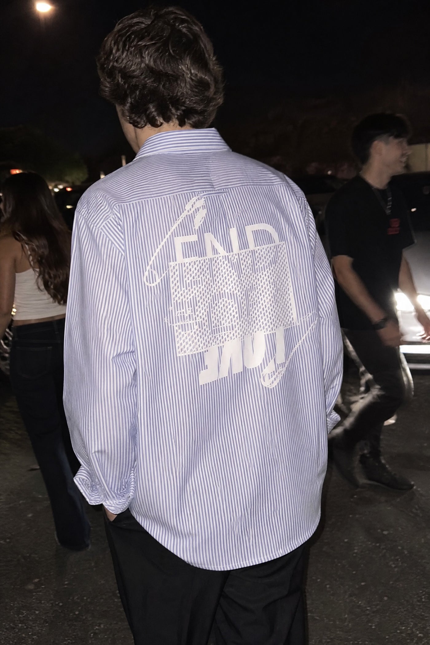 City Off Domes End Off Love Blue Stripe Shirt