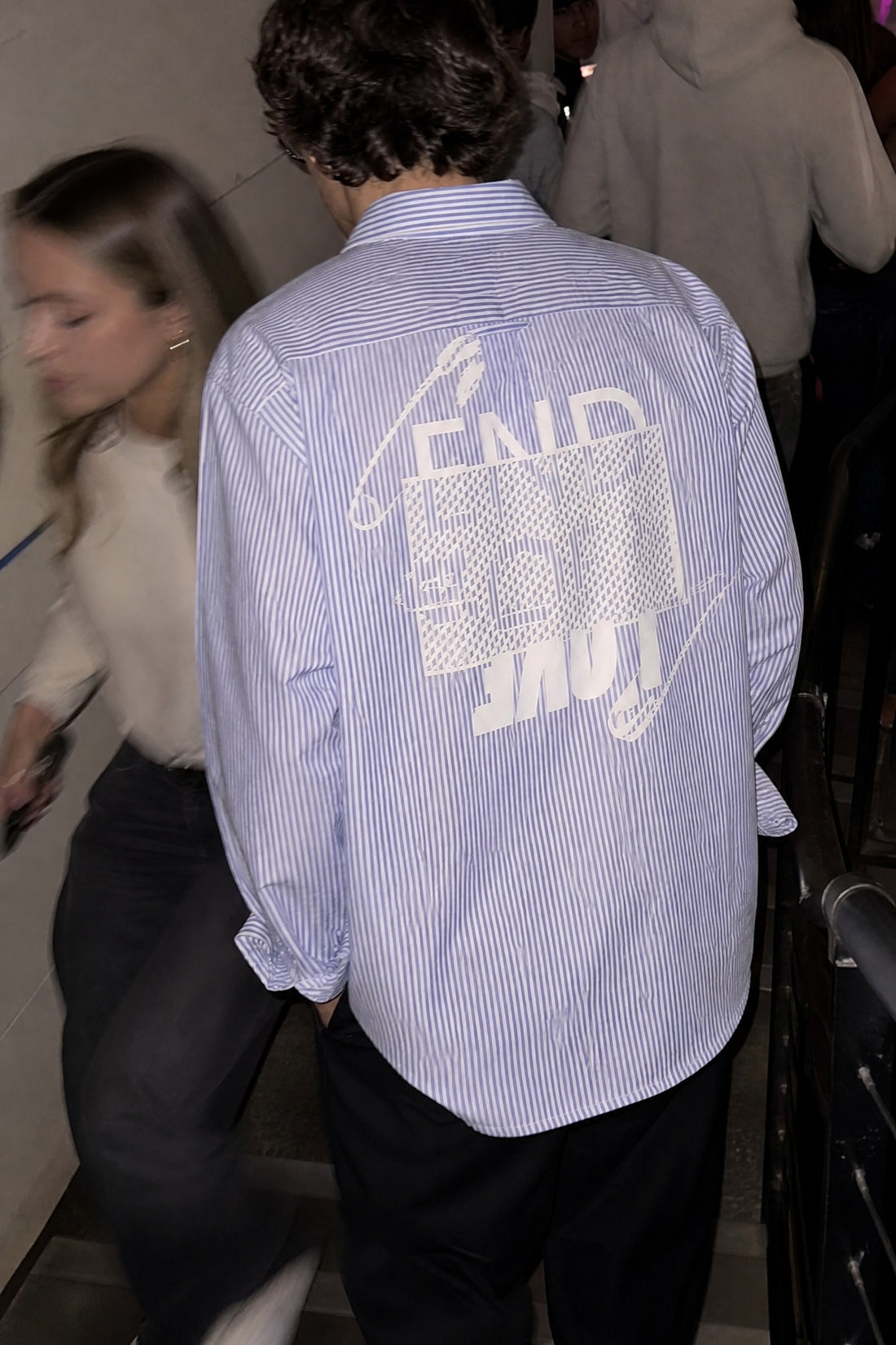 City Off Domes End Off Love Blue Stripe Shirt