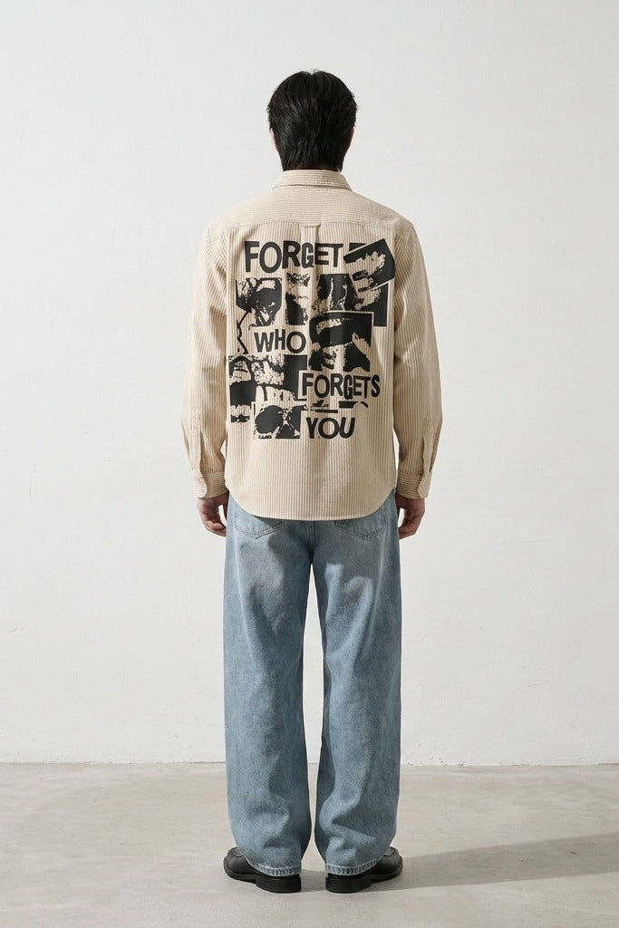 City Off Domes Humanmade Dreams Beige Stripe Shirt
