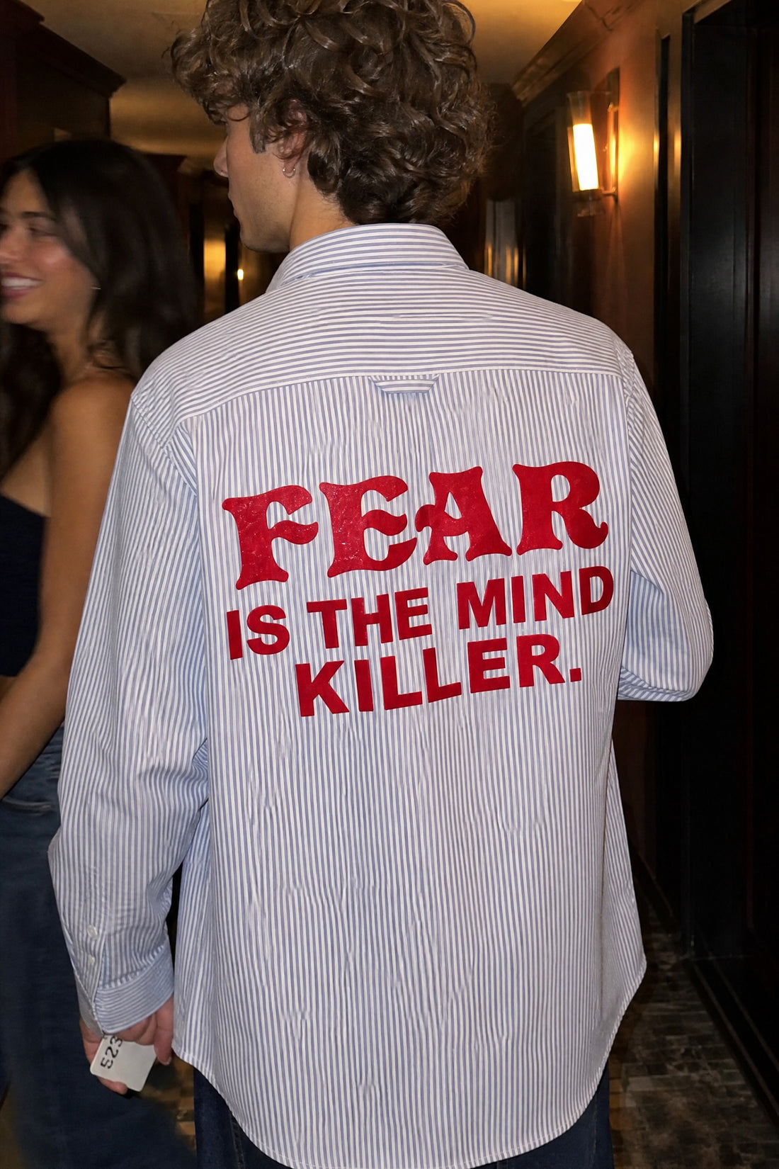 City Off Domes Mind Killer Blue Stripe Shirt