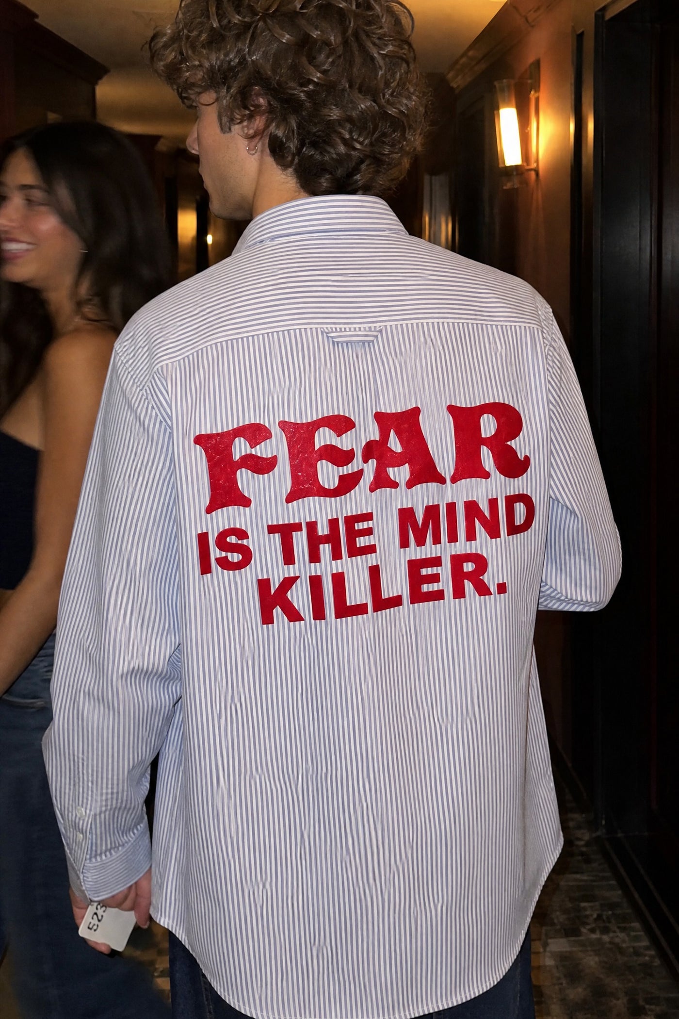 City Off Domes Mind Killer Blue Stripe Shirt
