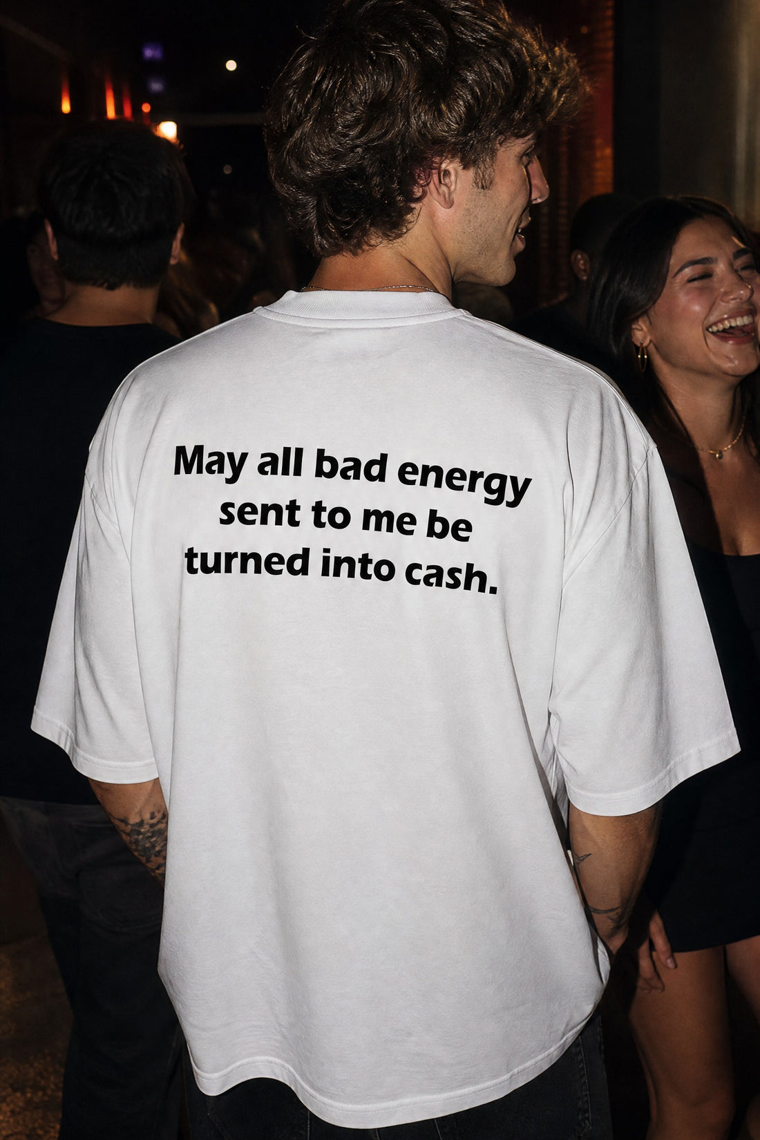 City Off Domes Bad Energy White T-Shirt