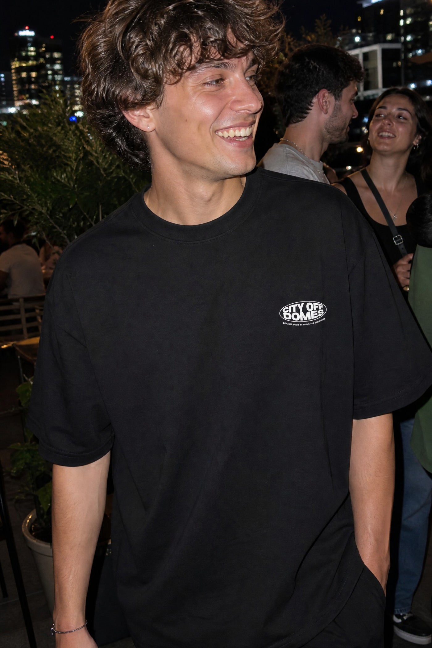 City Off Domes My Dreams Black T-Shirt