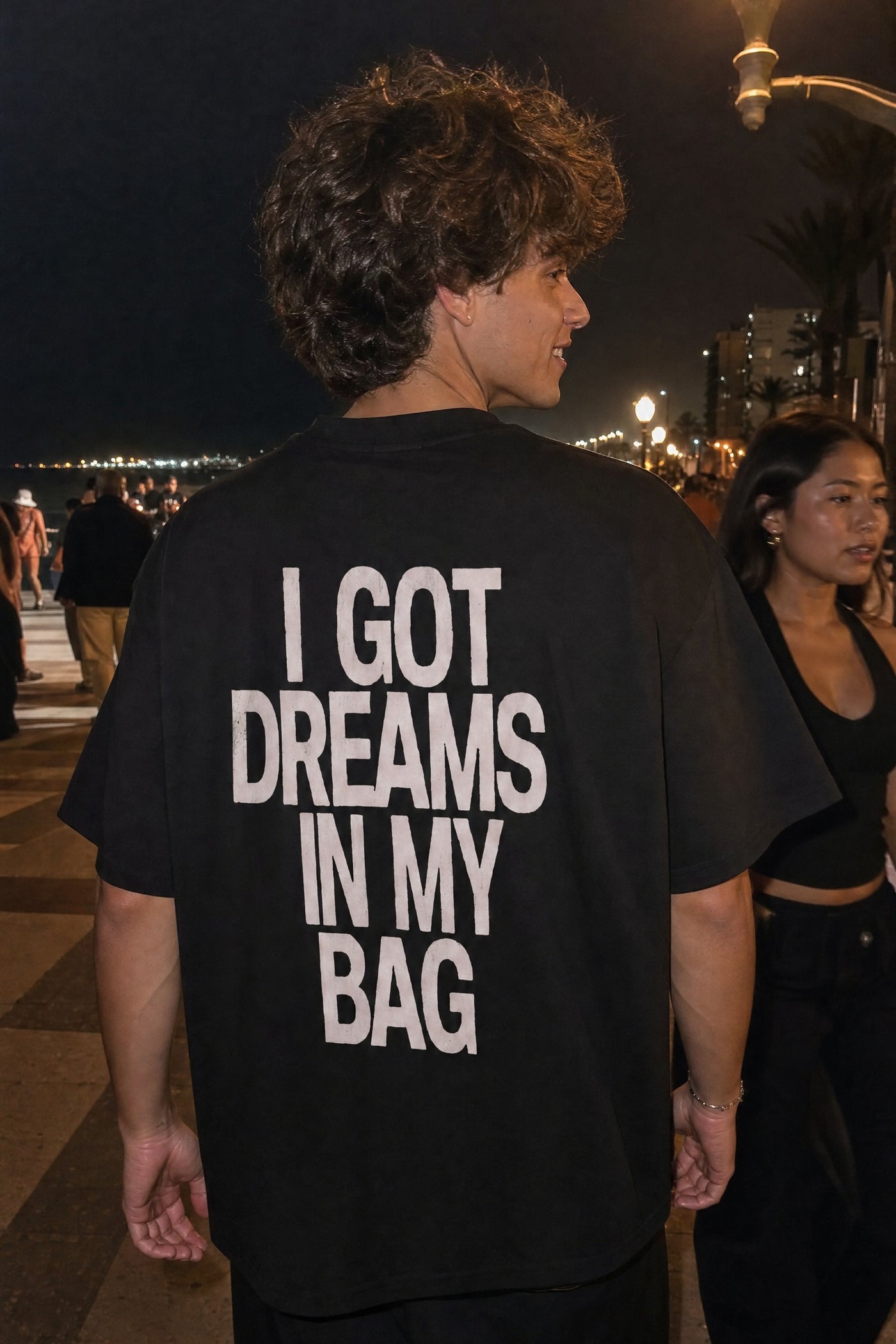 City Off Domes My Dreams Black T-Shirt