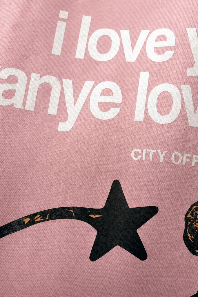 City Off Domes Kanye Love Pink T-Shirt