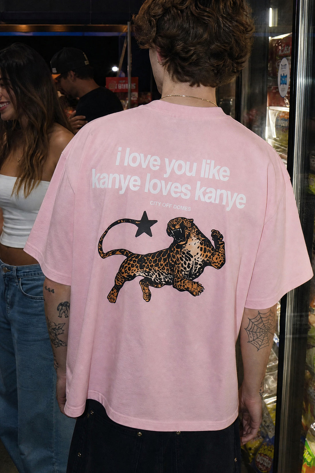 City Off Domes Kanye Love Pink T-Shirt