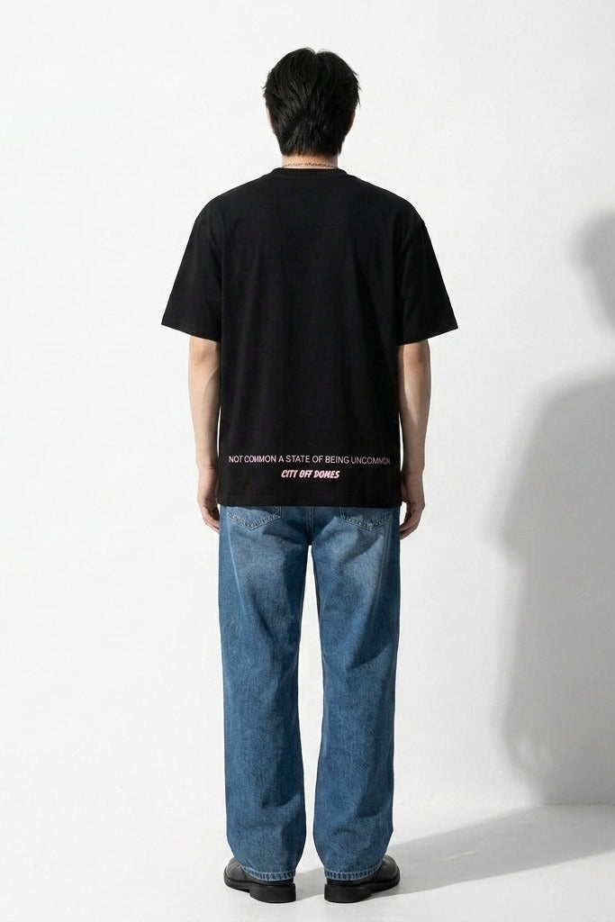 City Off Domes Subtle Storm Black T-Shirt