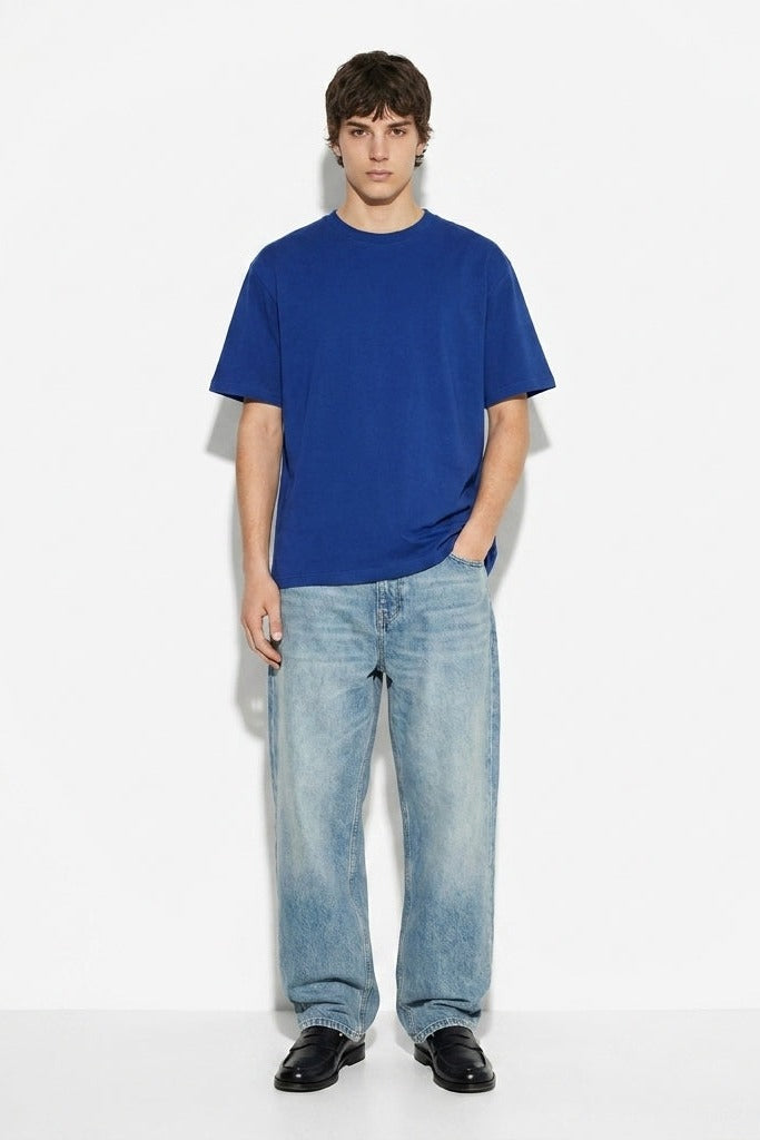 City Off Domes Red Stroke Blue T-Shirt