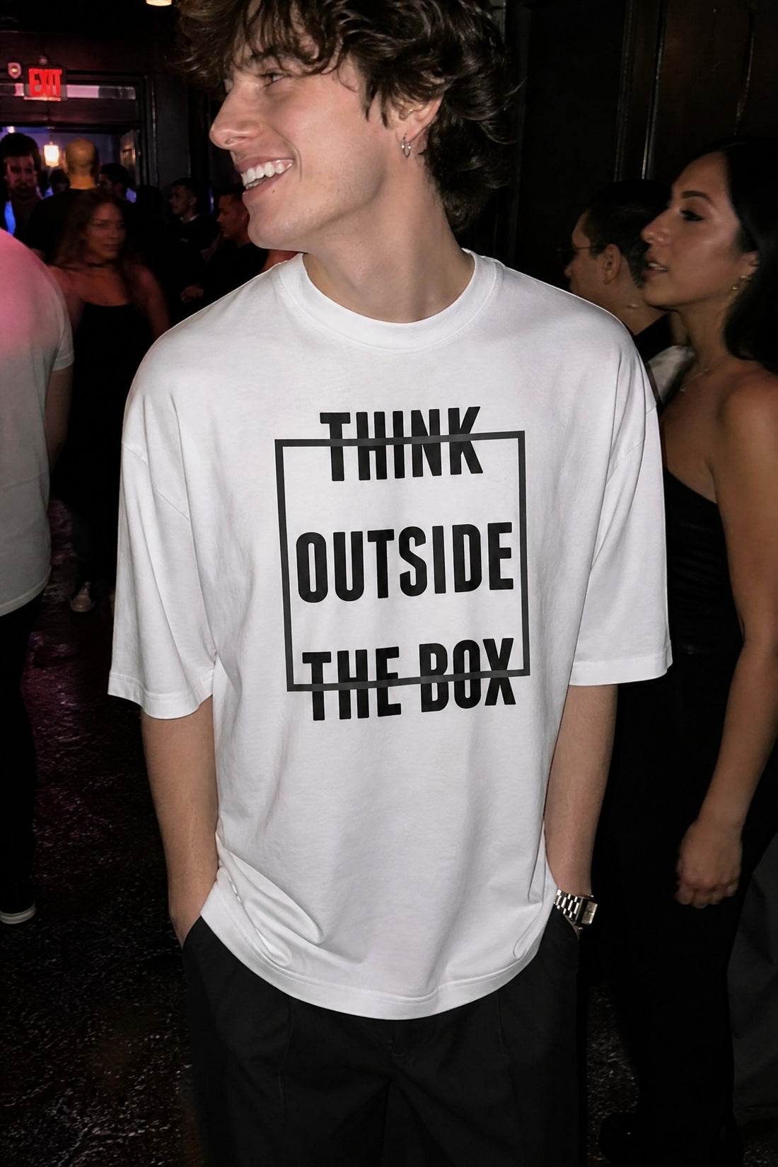 City Off Domes Outside the Box White T-Shirt