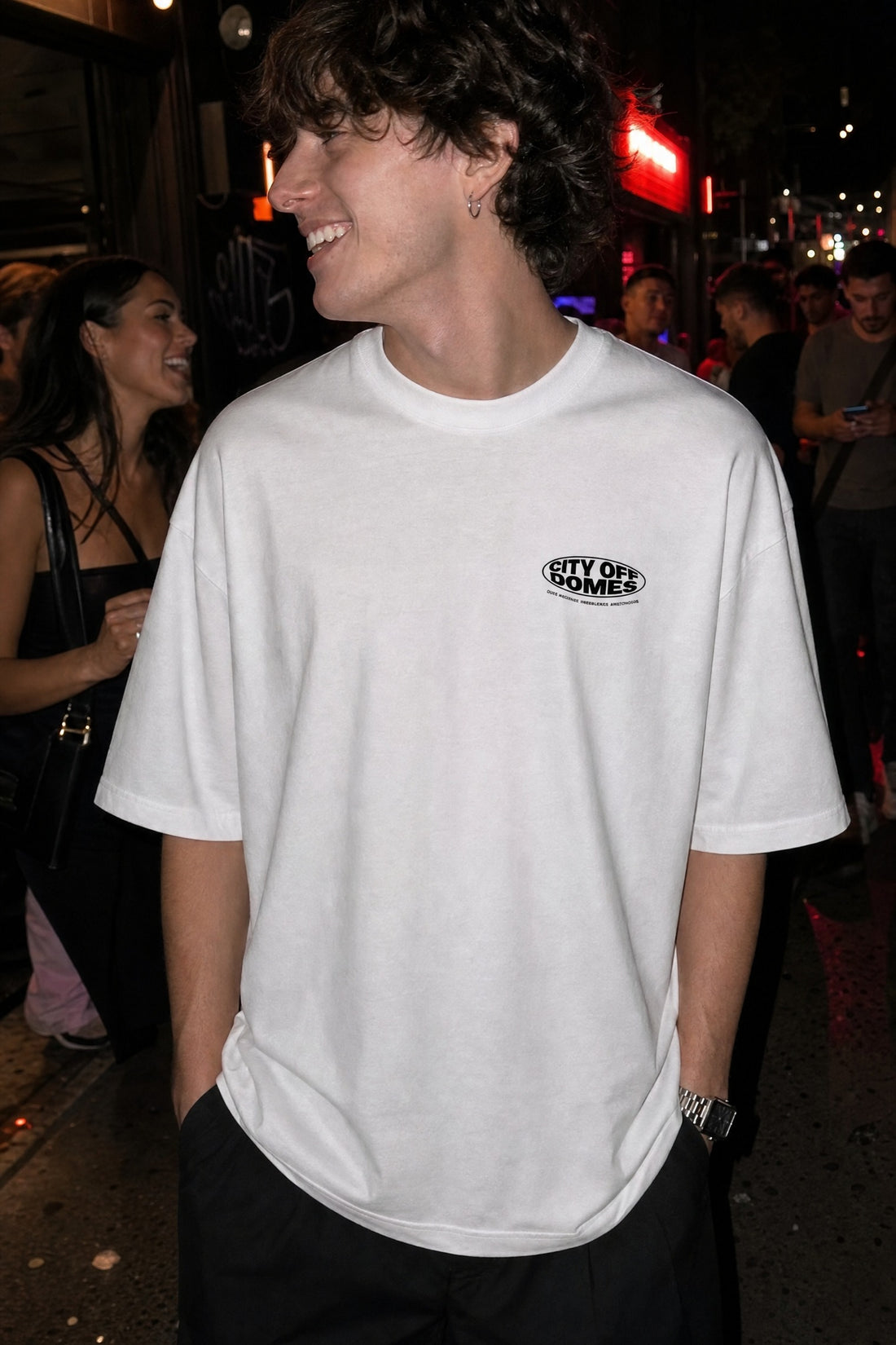 City Off Domes Outside the Box White T-Shirt