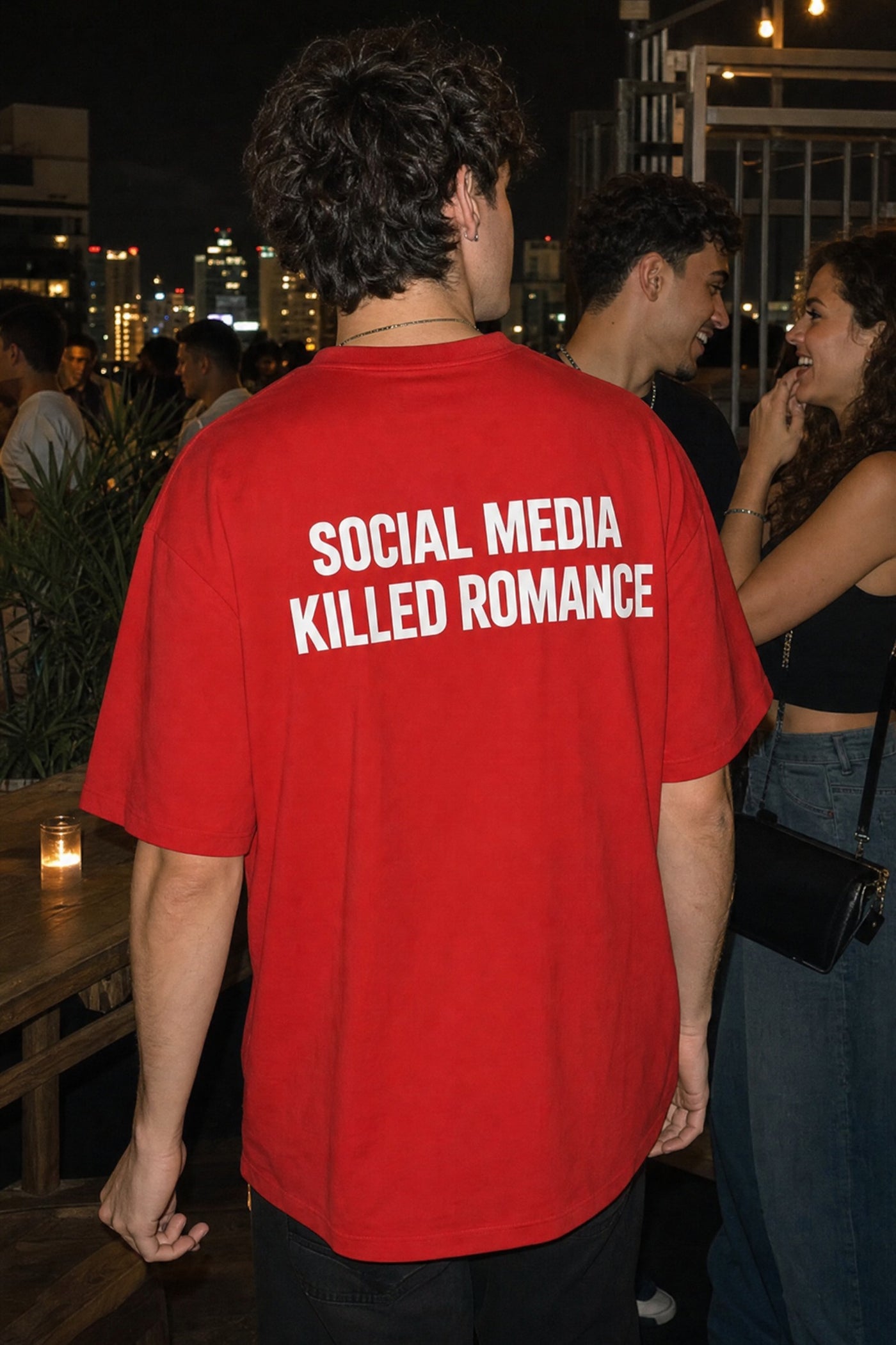 City Off Domes Old Romance Red T-Shirt