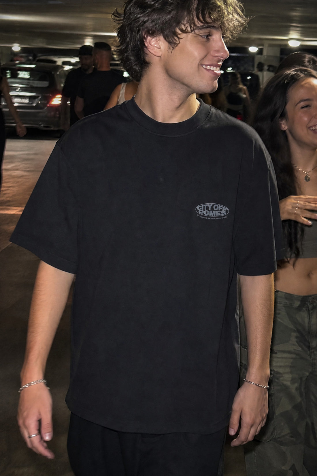 City Off Domes 2Pretty Ice Black T-Shirt