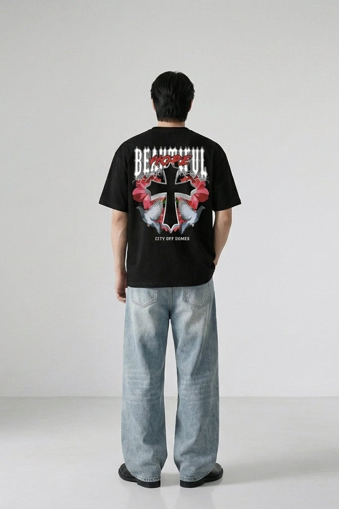 City Off Domes Chaos Culture Black T-Shirt